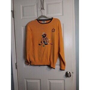 Womens Sweater Y2K Chunky Vintage IVY League Preppy Pullover SZ M La Mode